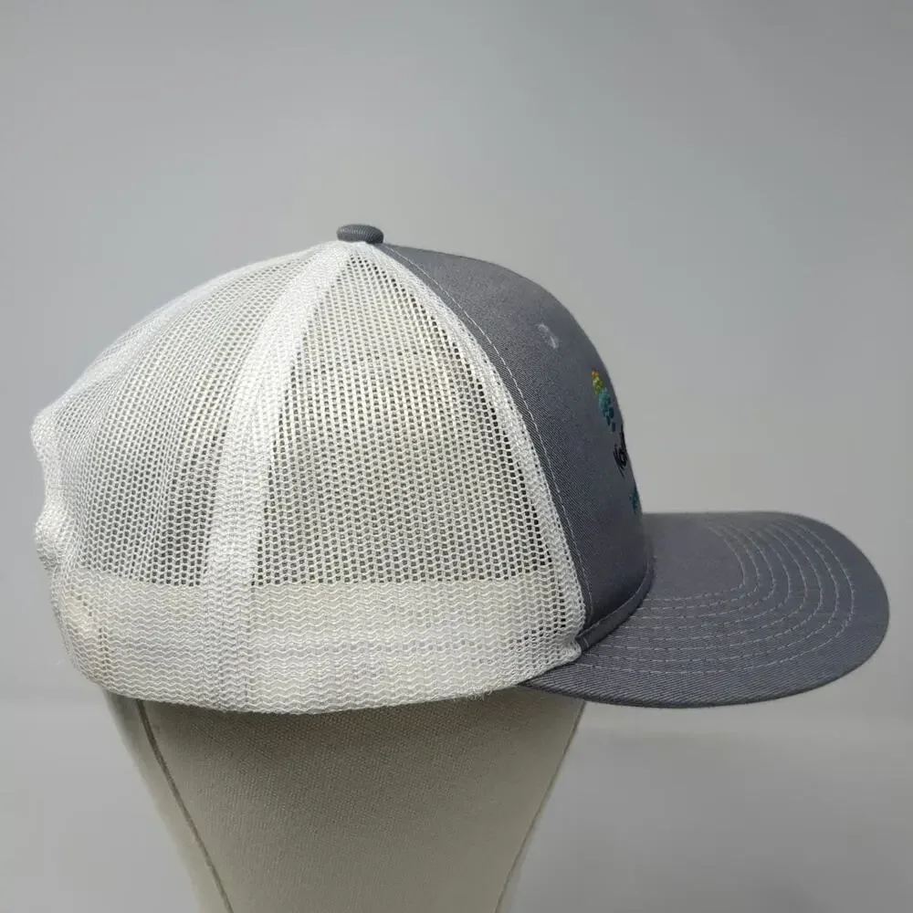 Port Authority Trucker Hat Gray One Size Mesh Snapback Mercy Hospital Logo Hat